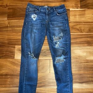 Size 6 Refuge, Ripped blue jeans